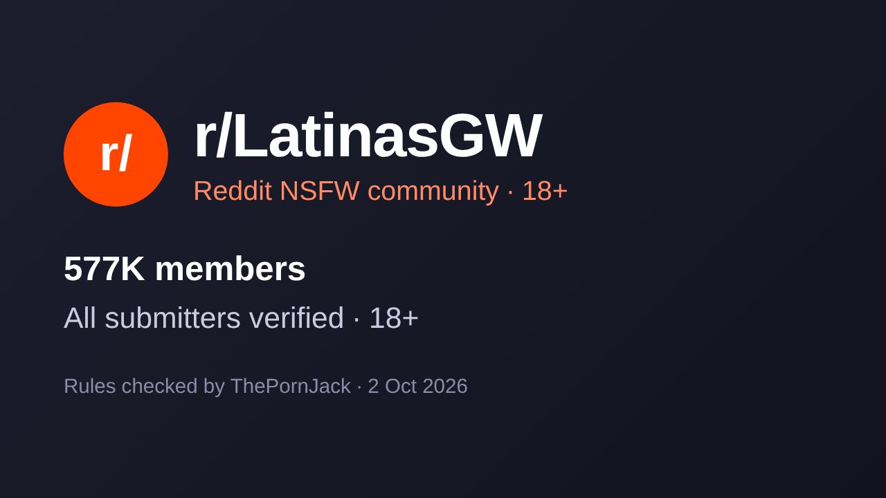 r/LatinasGW